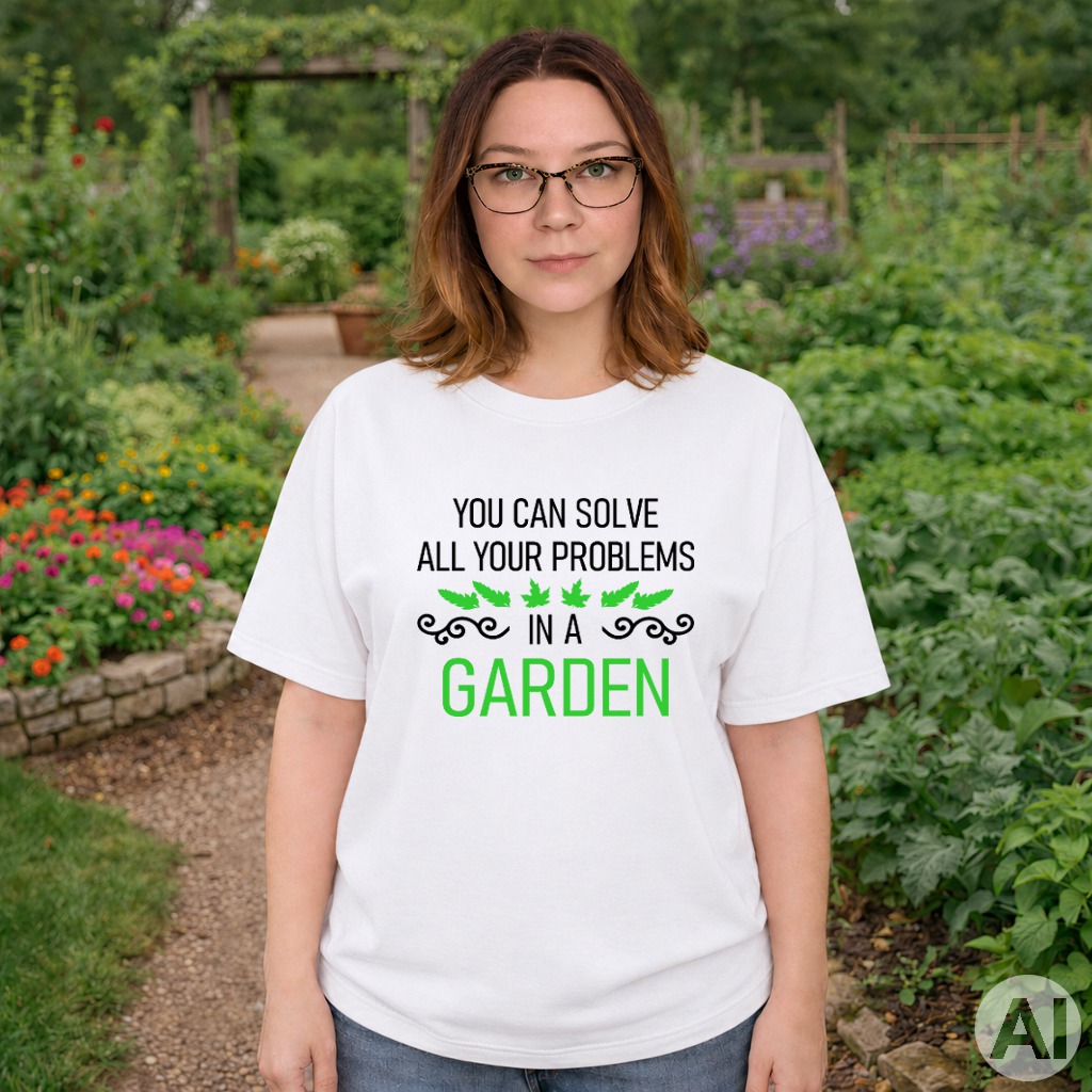You can solve all your problems in a garden (WHI) - Kuva 1